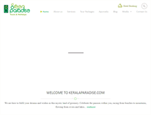 Tablet Screenshot of keralaparadise.com